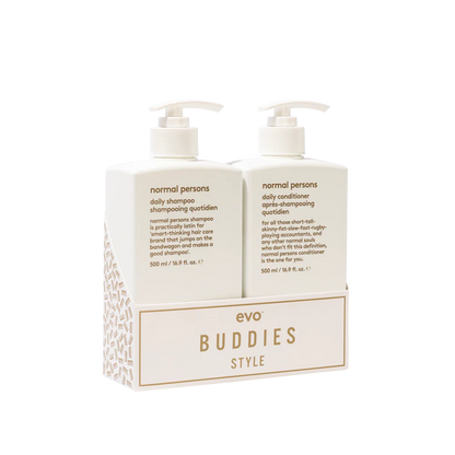 EVO Daily Haircare Set "Buddies Style", 2x500 ml
