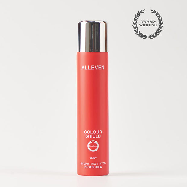 ALLEVEN purškiamas makiažo pagrindas kūnui "Colour Shield", 200 ml
