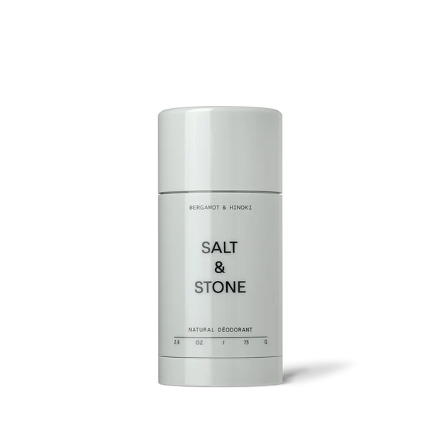 SALT & STONE natūralus dezodorantas "Bergamot & Hinoki", 75 g