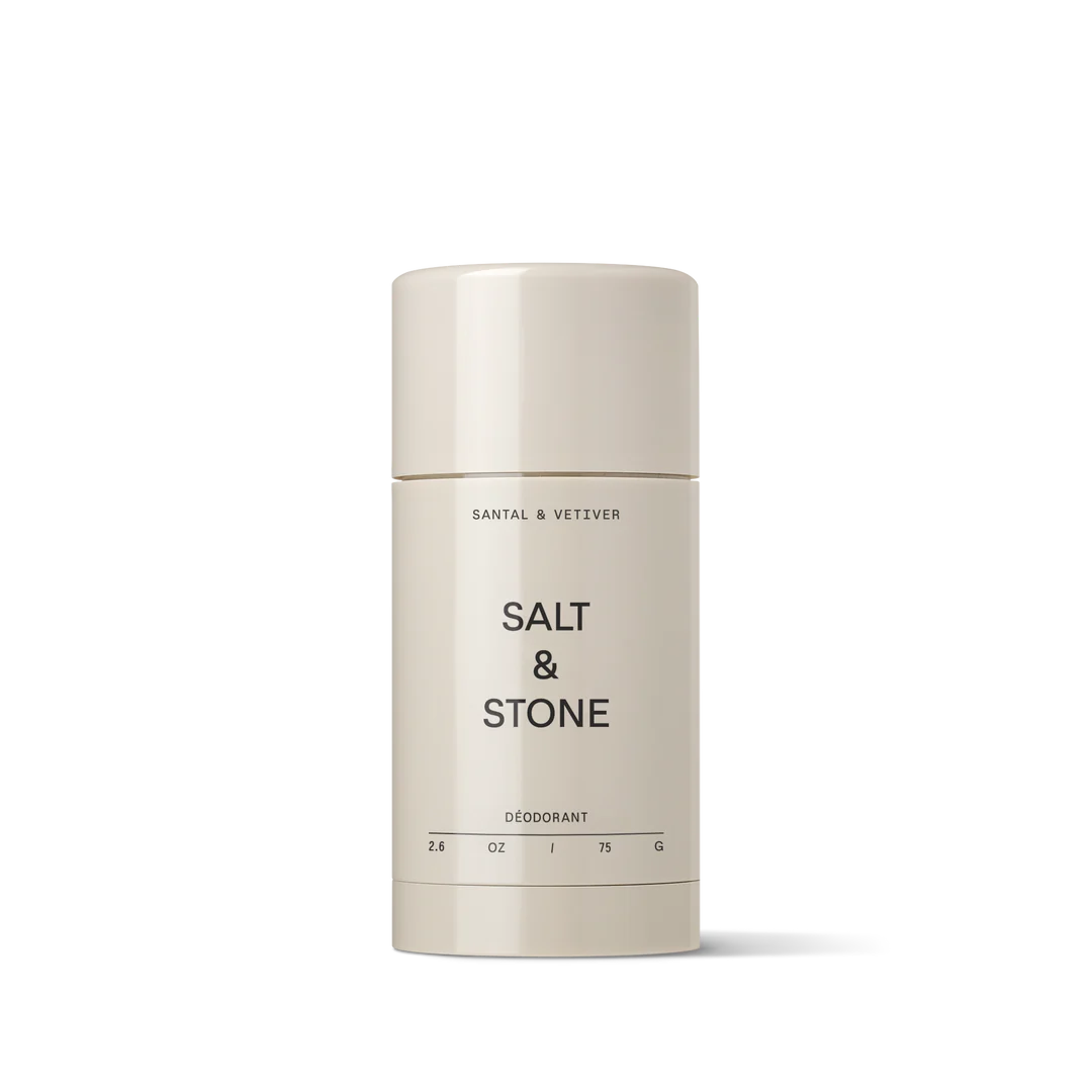 SALT & STONE natūralus dezodorantas "Santal & Vetiver", 75 g