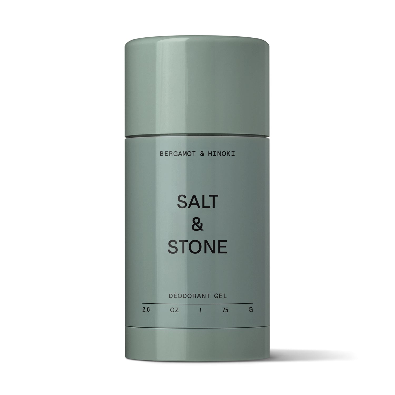 SALT &amp; STONE gelinis dezodorantas "Bergamot &amp; Hinoki", 75 g