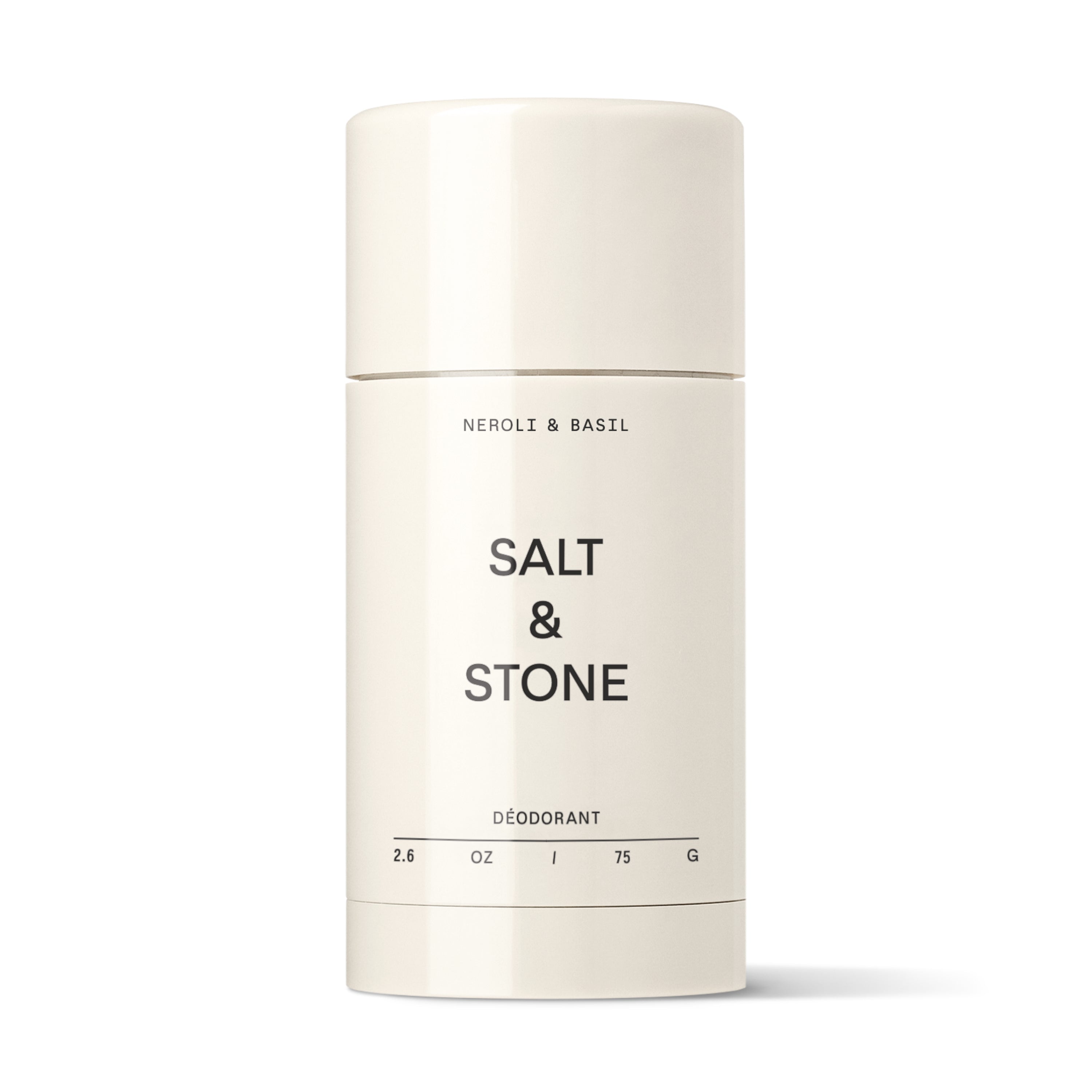 SALT &amp; STONE dezodorantas "Neroli &amp; Basil", 75 g