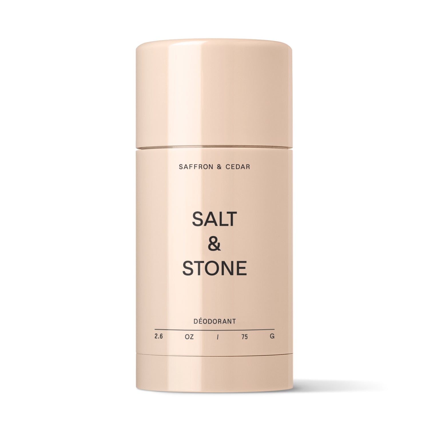 SALT &amp; STONE dezodorantas "Saffron &amp; Cedar", 75 g