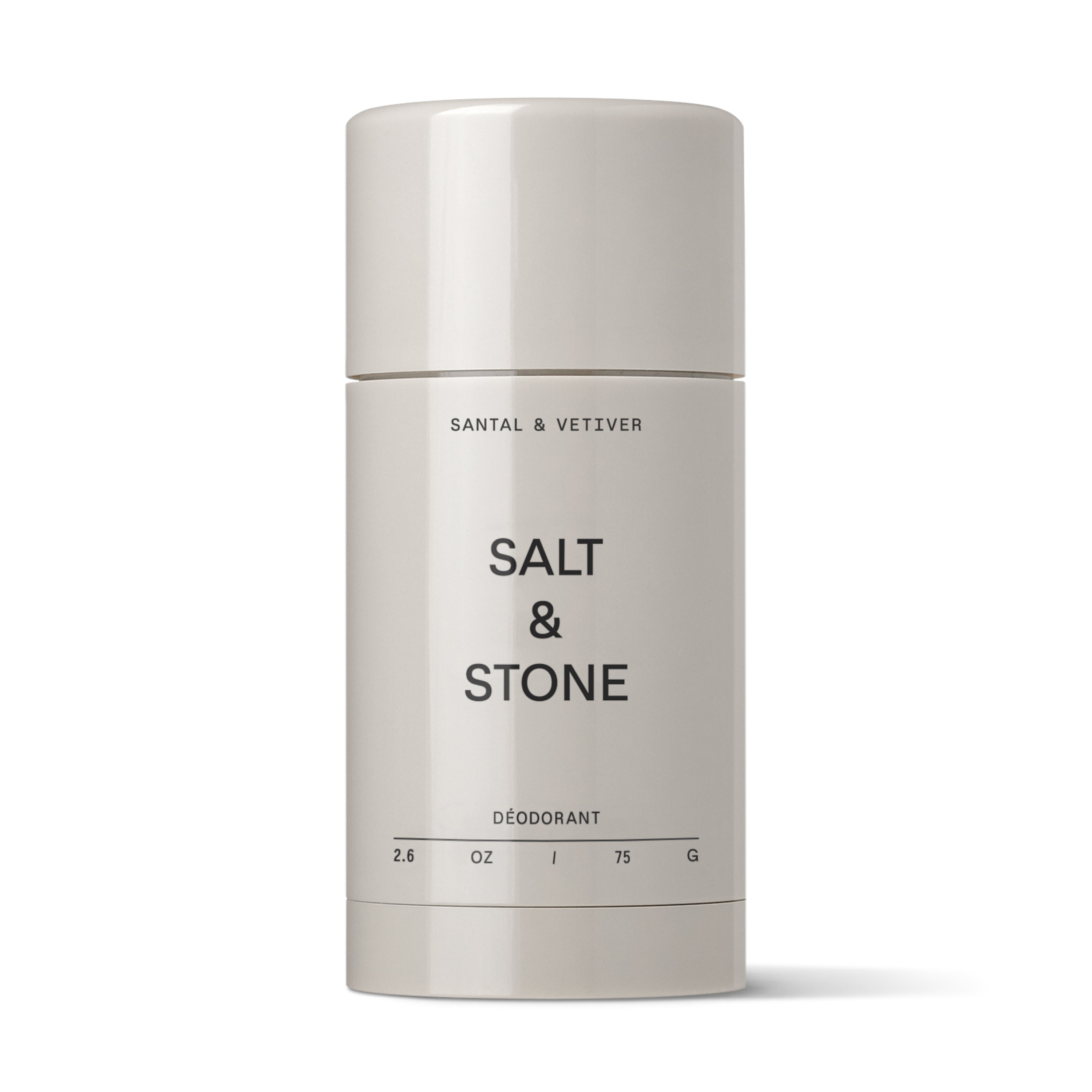 SALT &amp; STONE dezodorantas "Santal &amp; Vetiver", 75 g