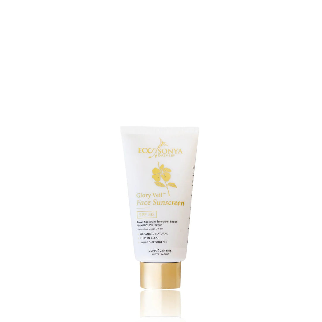 ECO BY SONYA veido kremas su apsauga nuo saulės "Glory Veil Face Sunscreen SPF 50", 75 ml