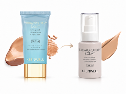 KEENWELL soft texture EE cream with tint and SPF 20 protection, 40 ml