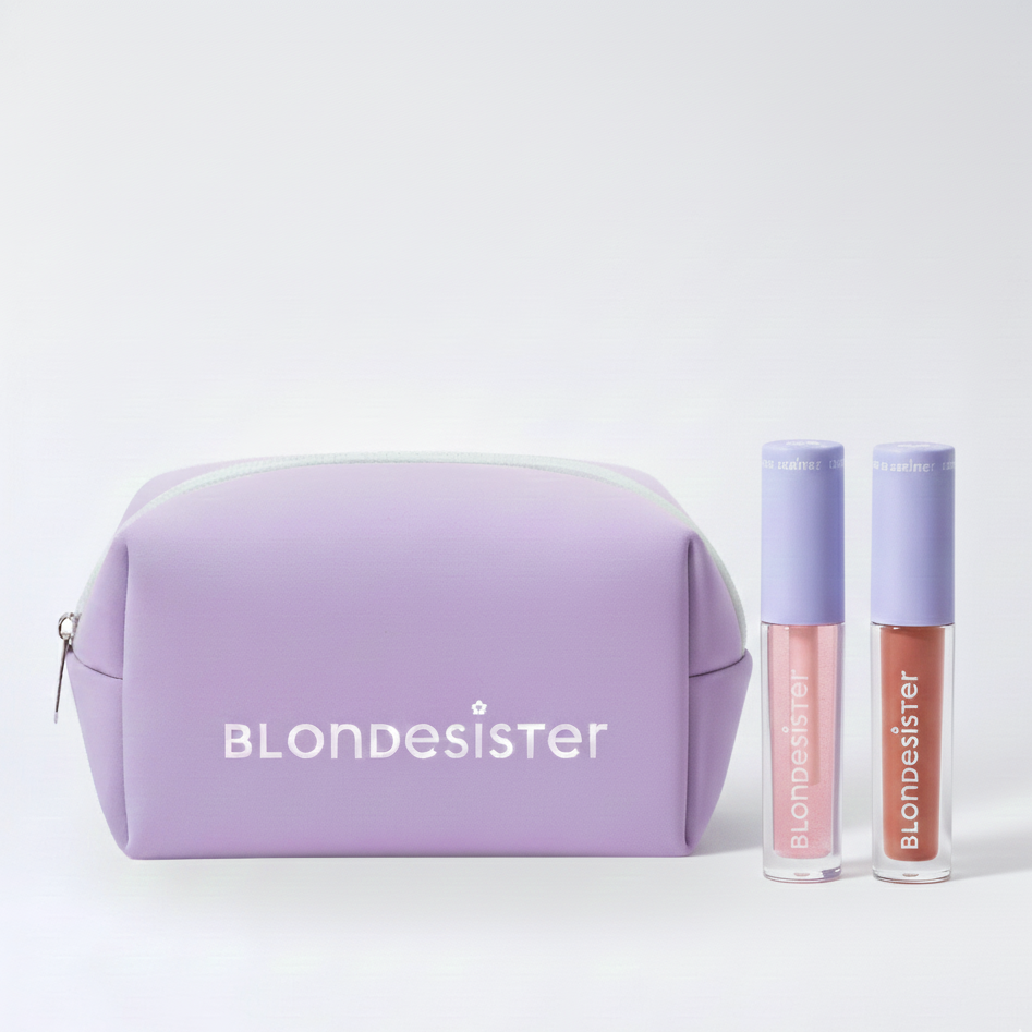 BLONDESISTER set of two lip oils, 2x2.5 ml