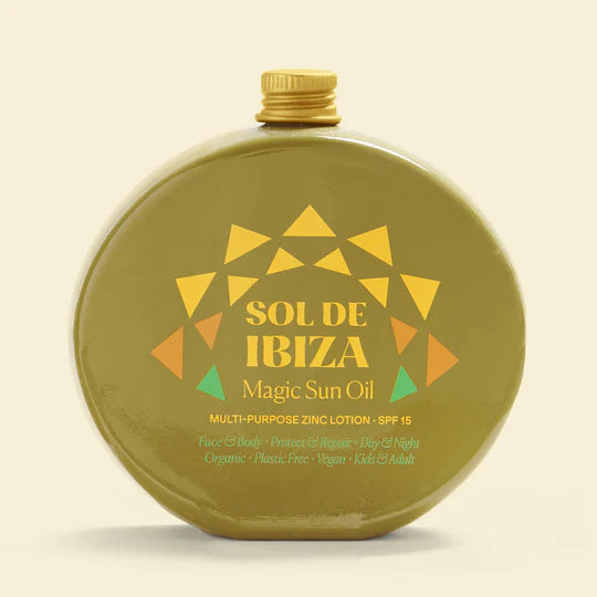 SOL DE IBIZA face and body milk with SPF 15, 100 ml