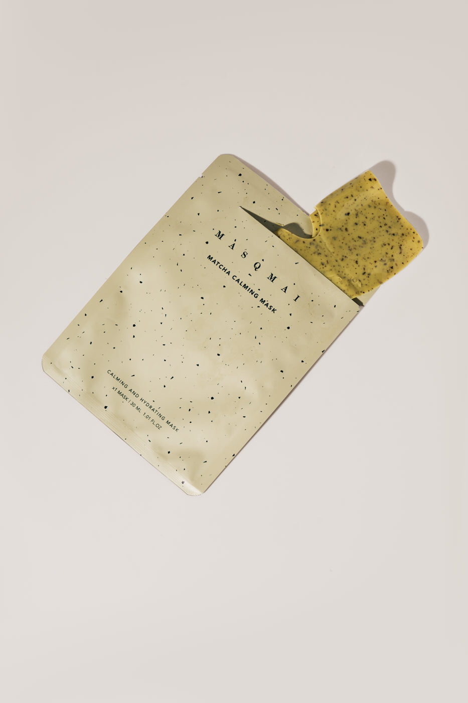 MASQMAI raminanti ir drėkinanti kaukė "Matcha Calming Mask", 4 vnt.