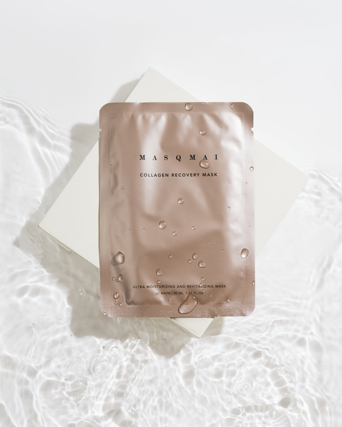 MASQMAI drėkinanti kaukė "Collagen Recovery Mask", 4 vnt.