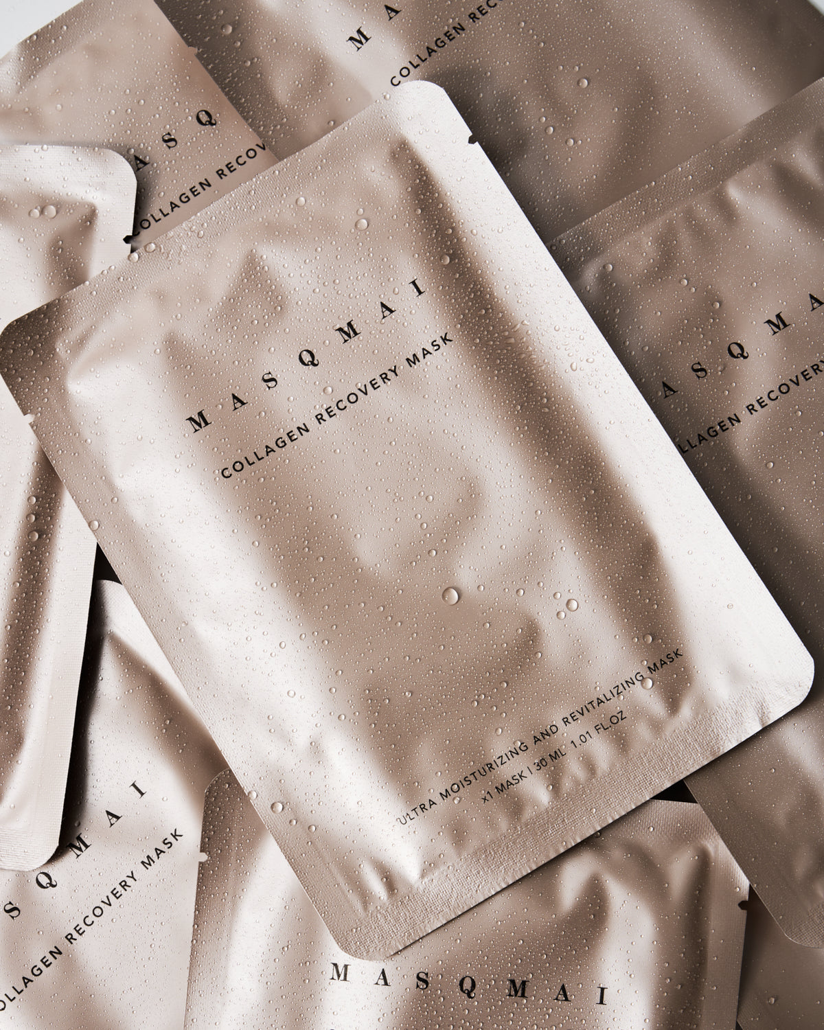 MASQMAI drėkinanti kaukė "Collagen Recovery Mask", 4 vnt.