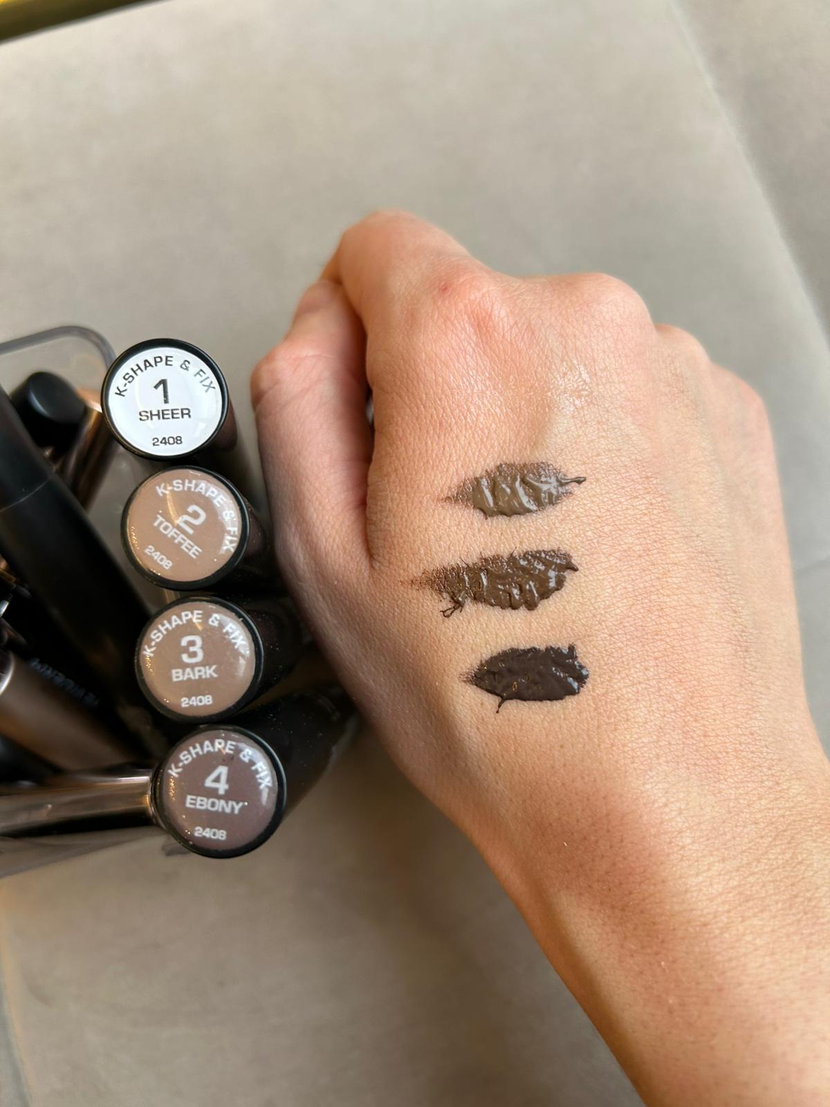 KARAJA eyebrow hair fixing gel with color "K-Shape &amp;amp; Fix", 8 ml