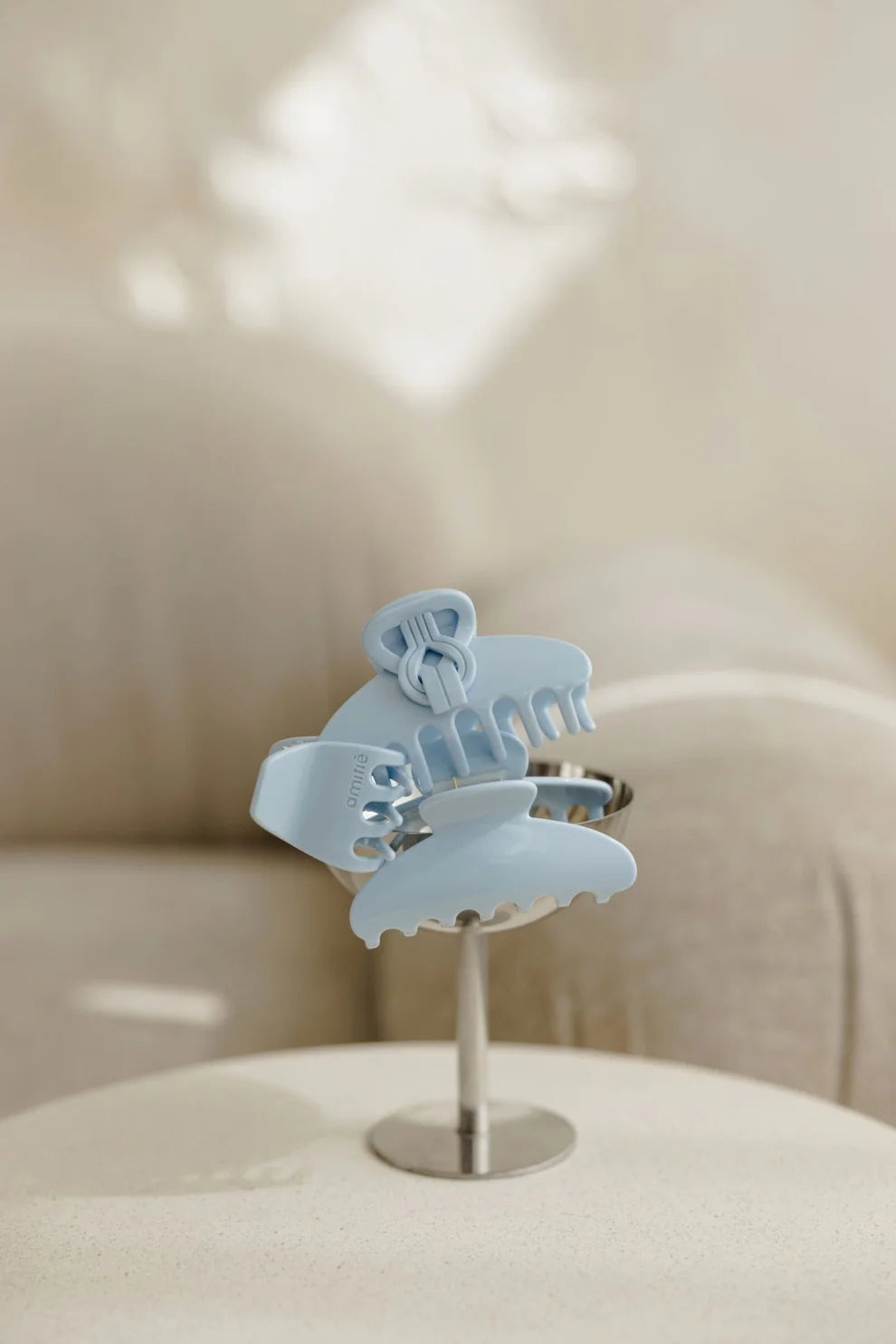 AMITIE Arch plaukų segtukas "Baby Blue" - S dydis