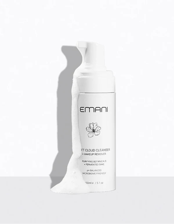 EMANI veido prausiklis "Soft Cloud Cleanser + Makeup Remover", 150 ml
