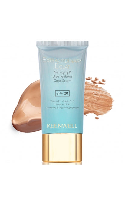 KEENWELL švelnios tekstūros EE kremas su spalva ir SPF 20 apsauga, 40 ml