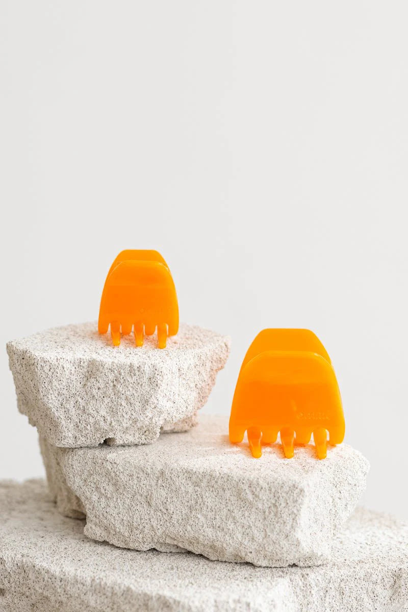 AMITIE hair clip &quot;Mila&quot; - mango crisp