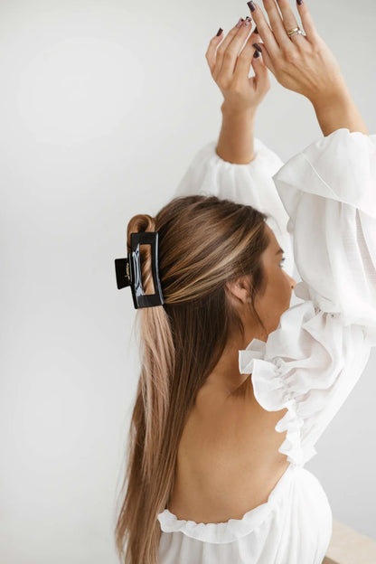 AMITIE Espresso Hair Clip "Nora"