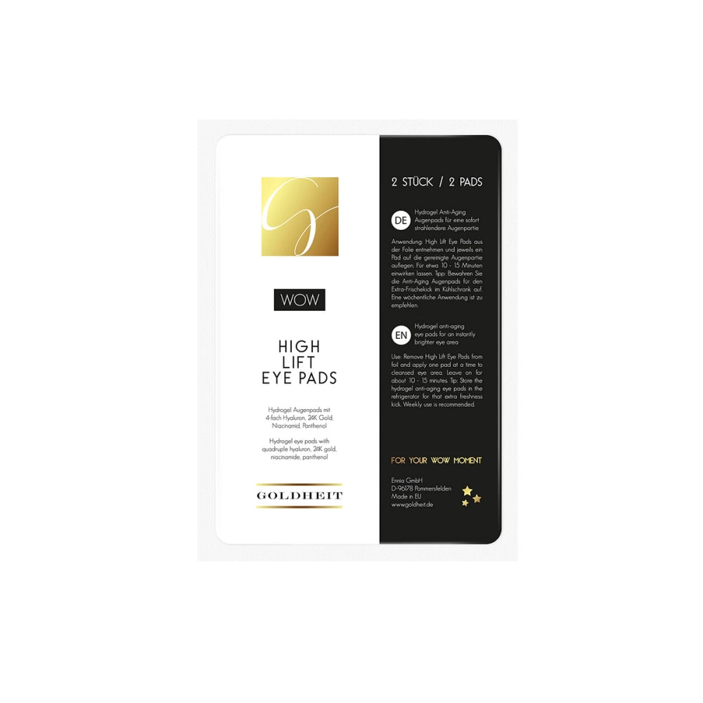 GOLDHEIT firming eye masks "High Lift Eye Pads"