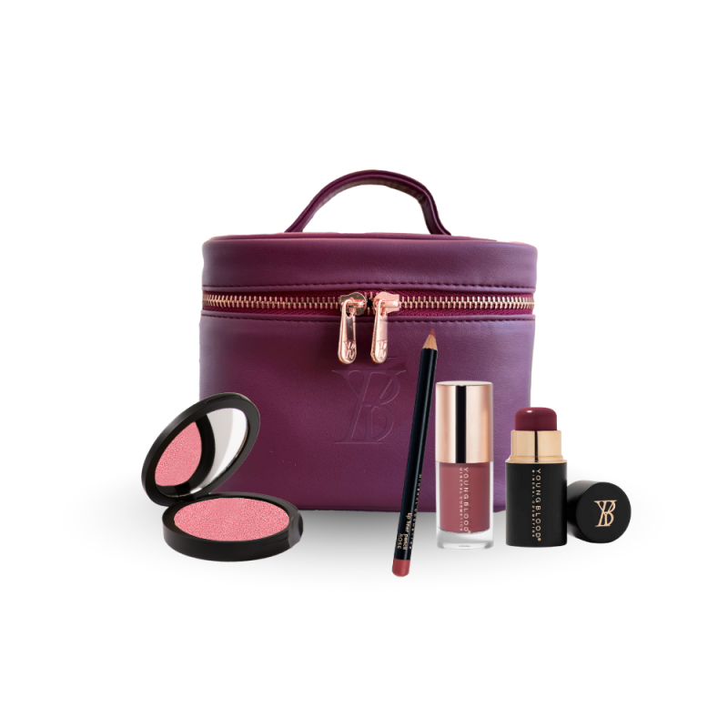 YOUNGBLOOD šventinis rinkinys "Little Luxuries - Plum"