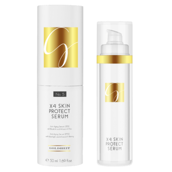 GOLDHEIT face serum with sun protection (SPF30) and infrared and blue light filters 50ml.