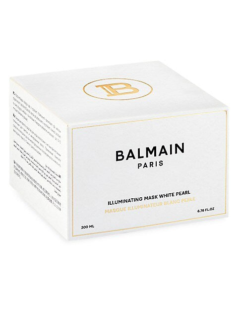 BALMAIN illuminating white pearl plaukų kaukė šviesiems plaukams, 200 ml