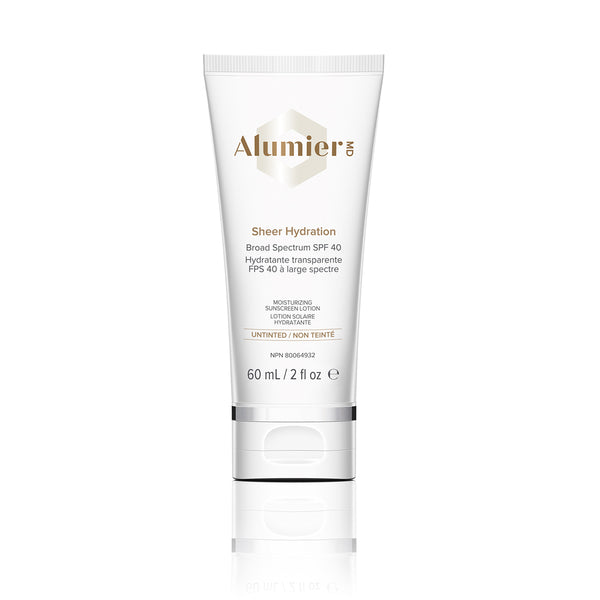 ALUMIER „Sheer Hydration Broad Spectrum SPF 40“ kremas su apsauga nuo saulės, 60 ml