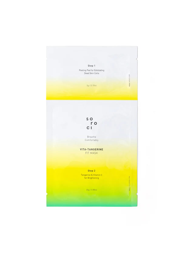 SOROCI sheet mask "Vita-Tangerine", 3 g + 25 g