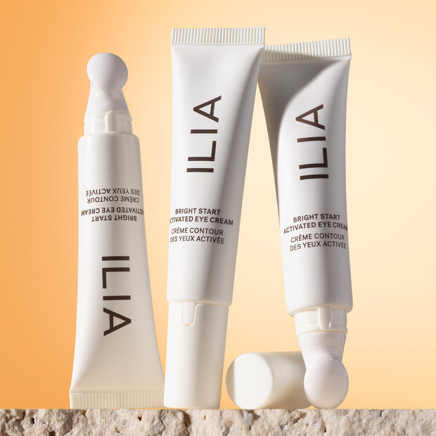 ILIA šviesinantis paakių kremas "Bright start", 15 ml