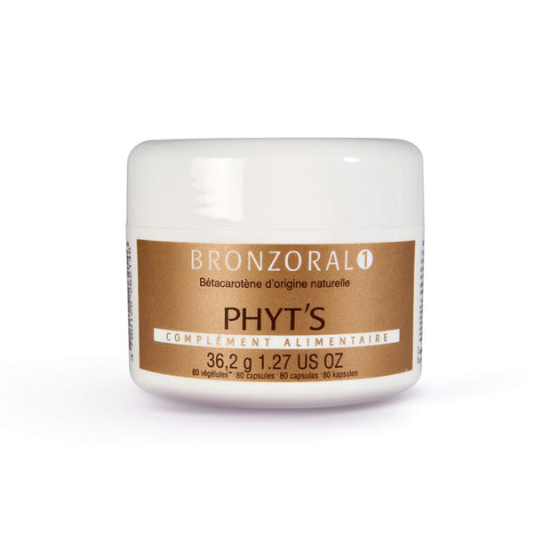 Phyt's maisto papildas įdegiui „Bronzoral 1", 80 kapsulių