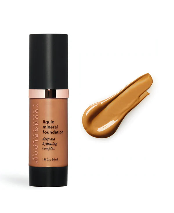 YOUNGBLOOD skystas mineralinis makiažo pagrindas “Liquid Mineral Foundation”, 30 ml