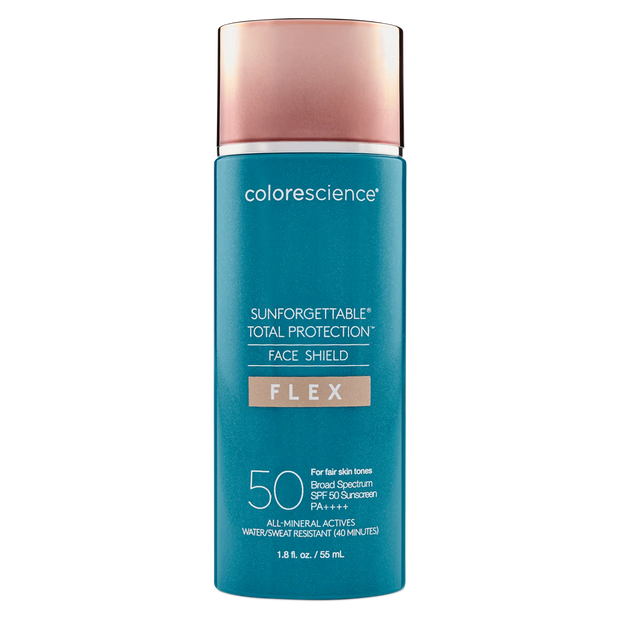 COLORESCIENCE SUNFORGETTABLE® mineralinė prisitaikainti prie odos atspalvio apsauga nuo saulės FLEX SPF 50, 55 ml