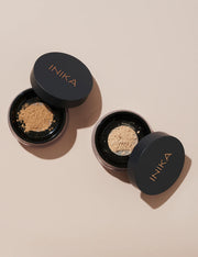INIKA loose mineral powder with sun protection (SPF25) 8g.