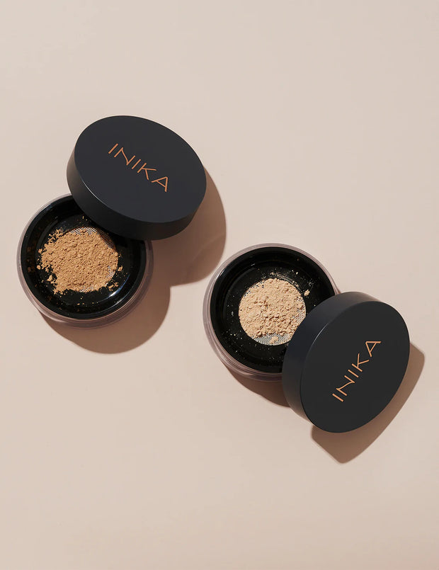 INIKA biri mineralinė pudra su apsauga nuo saulės (SPF25) 8g.
