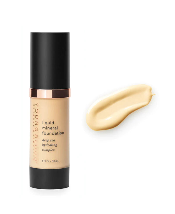 YOUNGBLOOD skystas mineralinis makiažo pagrindas “Liquid Mineral Foundation”, 30 ml