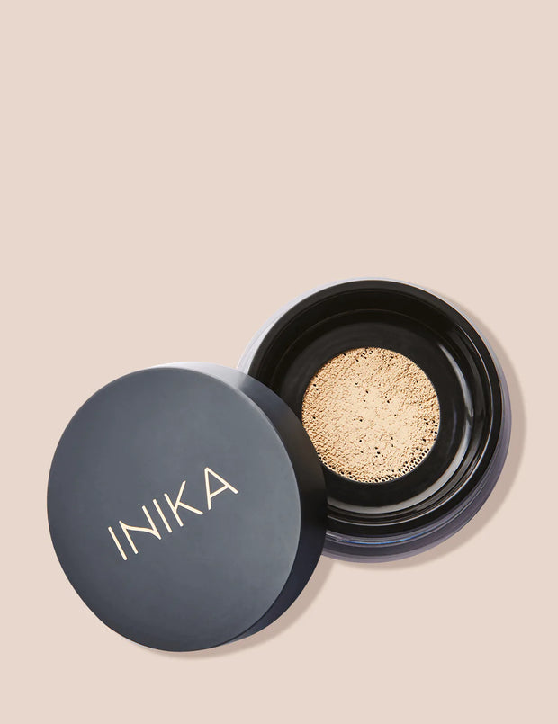 INIKA biri mineralinė pudra su apsauga nuo saulės (SPF25) 8g.