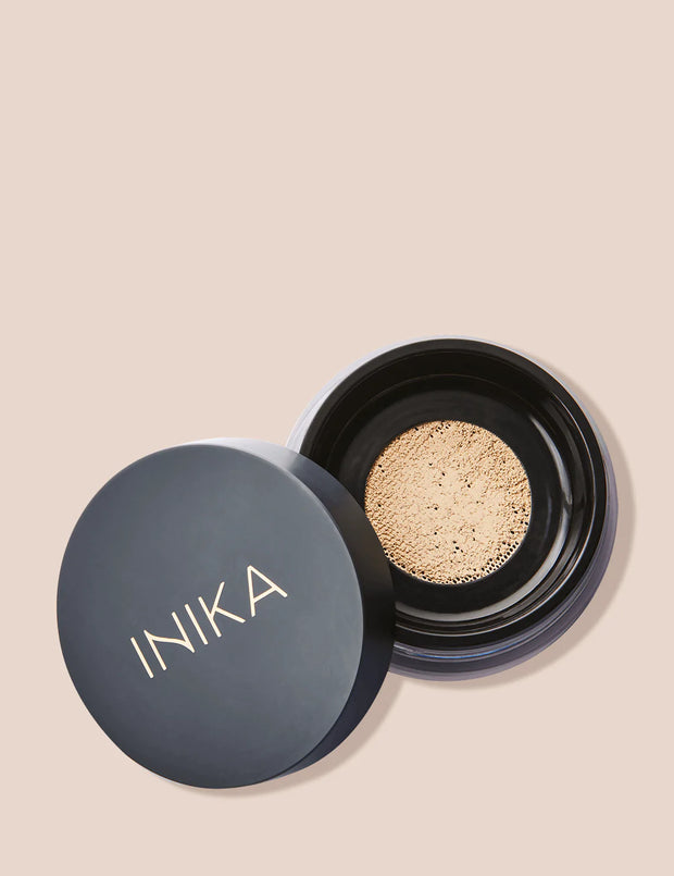INIKA biri mineralinė pudra su apsauga nuo saulės (SPF25) 8g.
