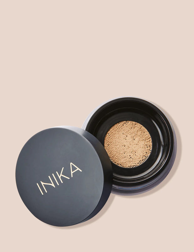INIKA biri mineralinė pudra su apsauga nuo saulės (SPF25) 8g.
