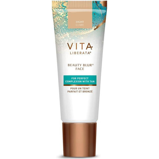 VITA LIBERATA Beauty Blur Sunless Glow - Momentinio Poveikio Veido Pudra su Ilgalaikiu Savaiminio Įdegio Efektu, 30 ml