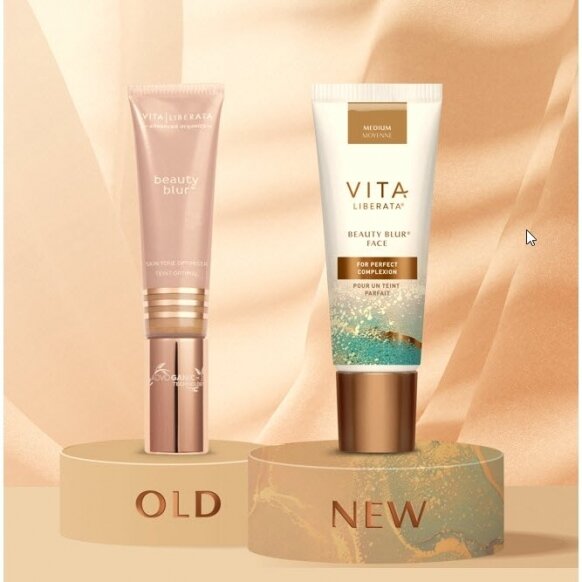 VITA LIBERATA Beauty Blur skin tone correcting luminous foundation, 30 ml