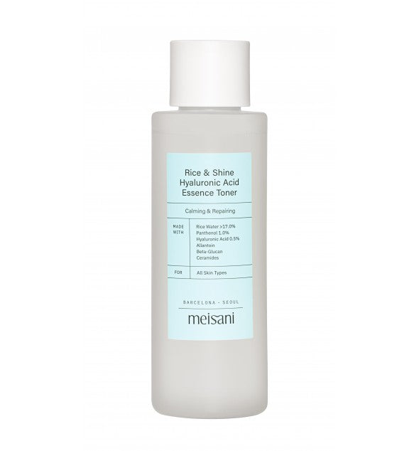 MEISANI moisturizing facial tonic with hyaluron "Rice & Shine", 150 ml